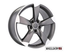 Cerchi in lega Audi TTRS R18 5x112 4x 18 pollici Grey pol 8.5j ET29 Felgen A5 A6