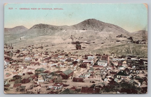 Cartolina tonopah ney - tonopah, nv