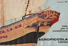 AEROPICCOLA TORINO CATALOGO MODELLISMO 47 MACCHINE VAPORE WILESCO ANNI 1970