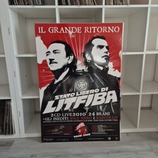 Cartonato LITFIBA STATO LIBERO SOLE NERO BARCOLLO Tour 2010 Collezionismo 