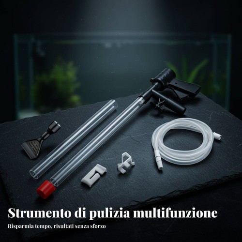 Kit pulizia acquario - pulizia,