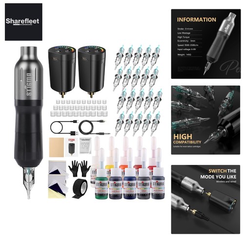 Set macchina per tatuaggi - macchina,