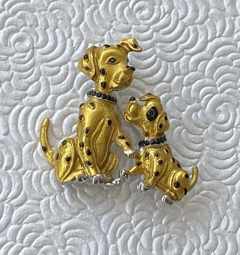 Spilla dalmata con - , cucciolo