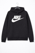 Nike felpa uomo nera con