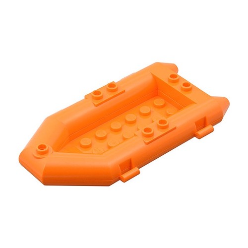 Lego gommone - gommone, arancione
