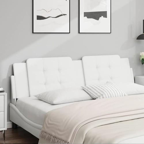Vidaxl cuscino testiera - cuscino, bianco