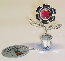 4201 Argento Fiore Rosso Daisy