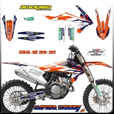 KIT ADESIVI BLACKBIRD GRAFICHE MARCHETTI RACING KTM SX SXF 16-18 EXC EXCF 17-18 