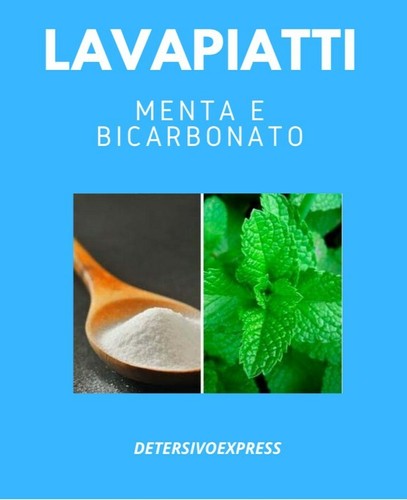Lavapiatti menta bicarbonato - lavapiatti,