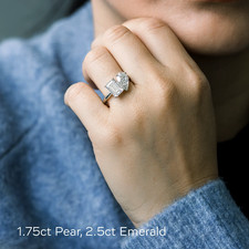 Fede nuziale in oro bianco 14