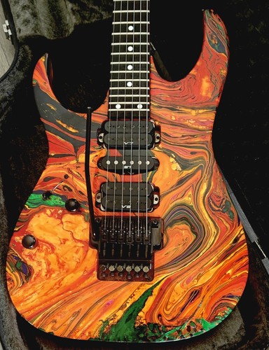 Ibanez 470 orange - orange, tiger