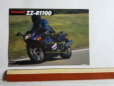 Kawasaki ZZR 1100 1991 depliant originale TESTO INGLESE