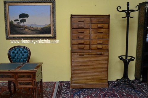 Schedario con cassetti - con,