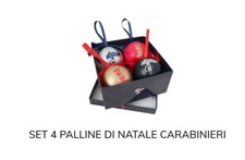 Meravigliosa  confezionevdi quattro palline di Natale realizzati per i CC. Nuova