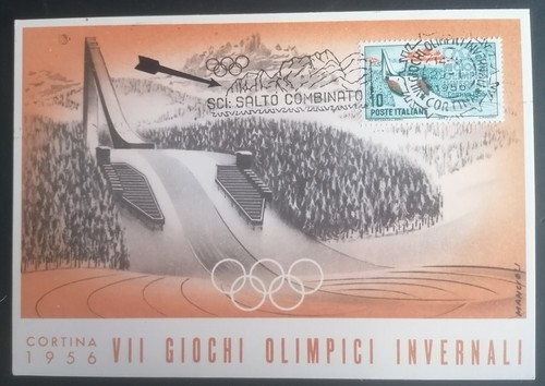 Cartolina olimpiadi cortina - cartolina,