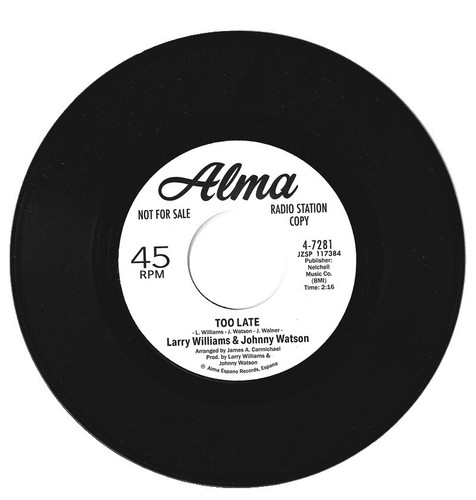 Williams watson too late - &watson,