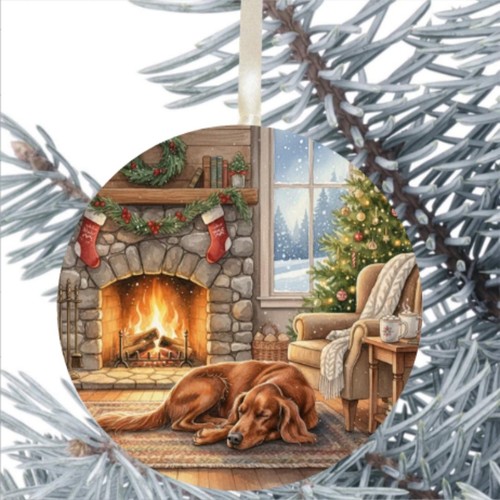 Red setter dog - gift, decoration