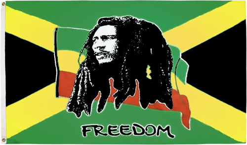 Bandiera bob marley - marley, 250x150cm