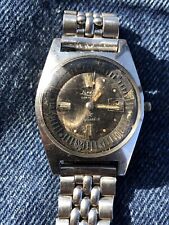 Diver Lorenz Aquastarlet Automatic Not Working For Parts Repair Vintage Watch