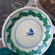 Antichi piatti fangotto ceramica di Caltagirone, sicilia