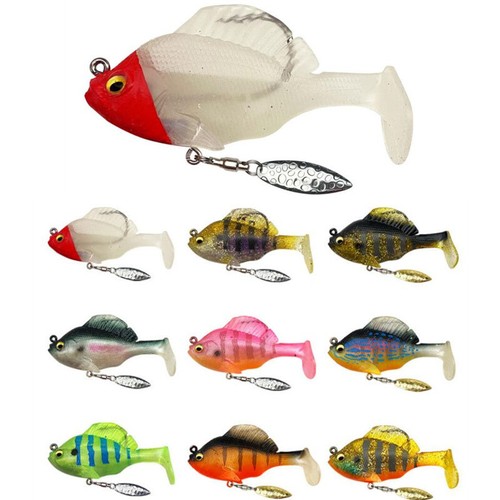 2pcs esche pesca - da, morbide