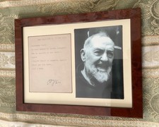 Autografo di Padre Pio da