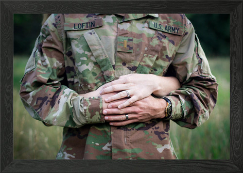 Hug goodbye framed wall art - goodbye,