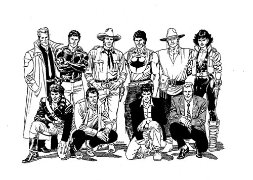 Stampa bonelli cartoomics 1995 - stampa,