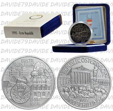 AUSTRIA 1995 - 100 SCHILLING ARGENTO - PRIMA REPUBBLICA  - PROOF