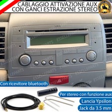 CAVO AUX + BLUETOOTH STEREO LANCIA YPSILON FINO AL 2010 1,5 METRI RETROFIT