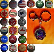 Constellation Sagittarius Archer icon Coke Sprite & more Soda beer cap Keychain