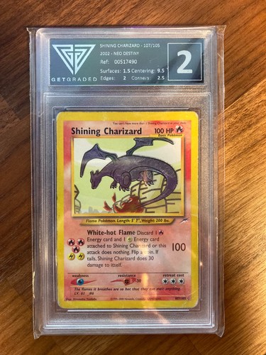 Shining charizard 107 105 - charizard, neo
