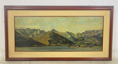 Dipinto olio carlo monti - olio,