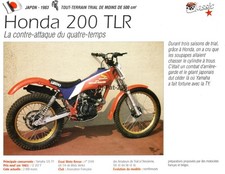 Fiche Moto : HONDA 200 TLR (