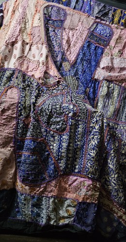 Antica coperta vintage - , cucita
