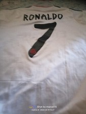 CR7 MAGLIA CRISTIANO RONALDO REAL MADRID EMIRATES ADIDAS L