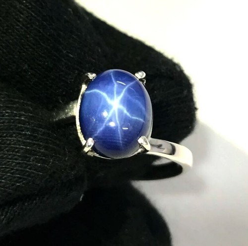 Anello zaffiro stella - , blu