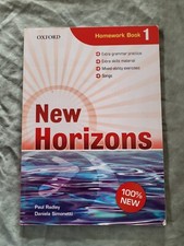 Libro New Horizons Homework book 1 Oxford Paul Radley Daniela Simonetti Ve17