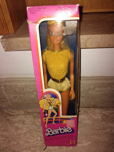 1980 barbie golden night disco - golden,