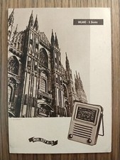SAFAR RADIO MILANO Il Duomo CARTOLINA PUBBLICITARIA