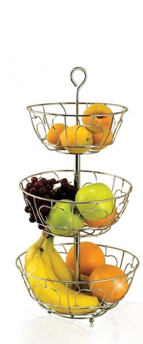 Porta frutta acciaio 54x26 - frutta,