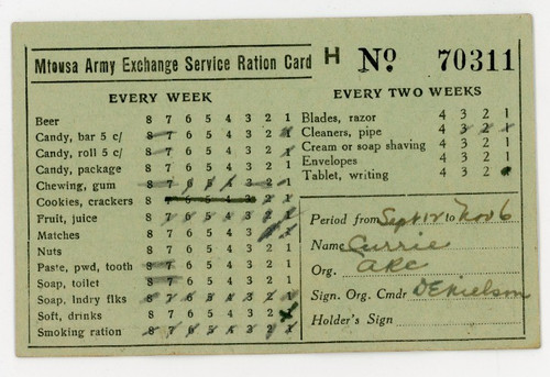 1945 mtousa army - army, exchange