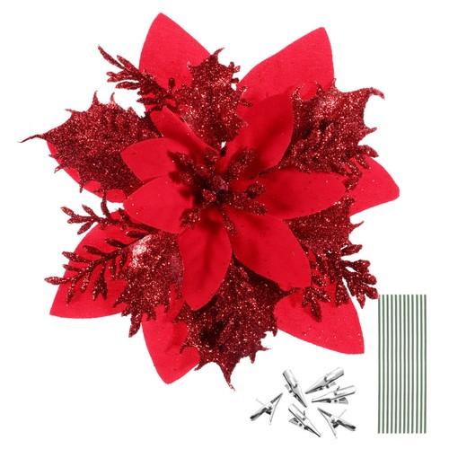 Fiori stella natale finti - , di