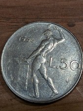 1966 Italy 50 Lire Lira 