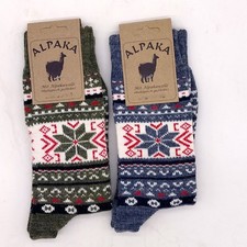 2 Paio Alpaca Calzini 100%