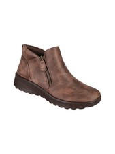 Skechers LOVELY VIBE FALL IN BLOOM Stivaletti donna con zip - marrone