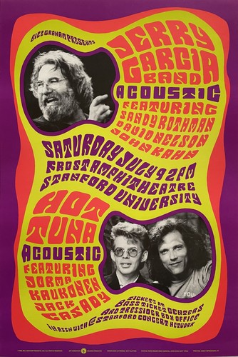 Poster concerto jerry garcia - concerto,