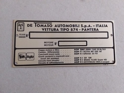 Tomaso automobili vettura - tomaso,
