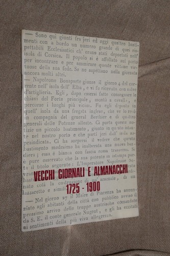 Vecchi giornali almanacchi - vecchi, e