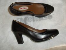 SCARPE MELLUSO IN VERA PELLE  LINEA COMODE   Tg 36 ,5